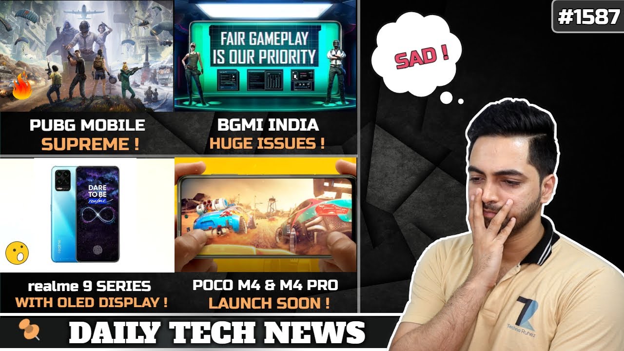 BGMI Huge Issues😢,realme 9 OLED,PUBG Mobile Supreme,WhatsApp Account Ban🤣,POCO M4 & M4 Pro 5G