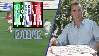 The VERY FIRST Gazzetta Football Italia ALL the Goals: Milan v Foggia 12th Sept 1992 FULL Highlights