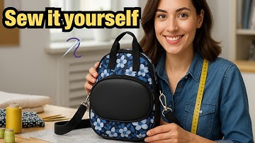 DIY - Simple vinyl sling bag 🤩 3 Hidden Secrets You’ll Love! 😇