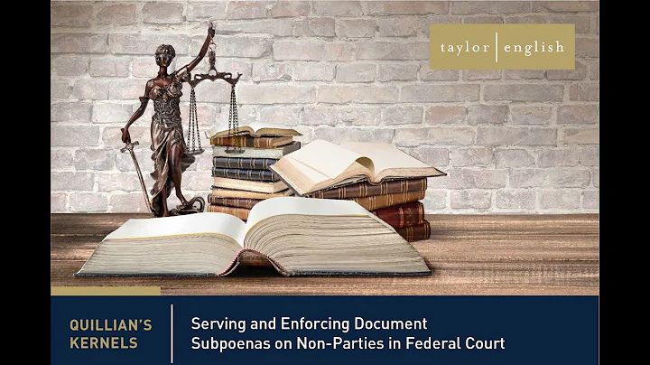 Litigation Fundamentals | Enforcement of Document Subpoenas in Federal Court