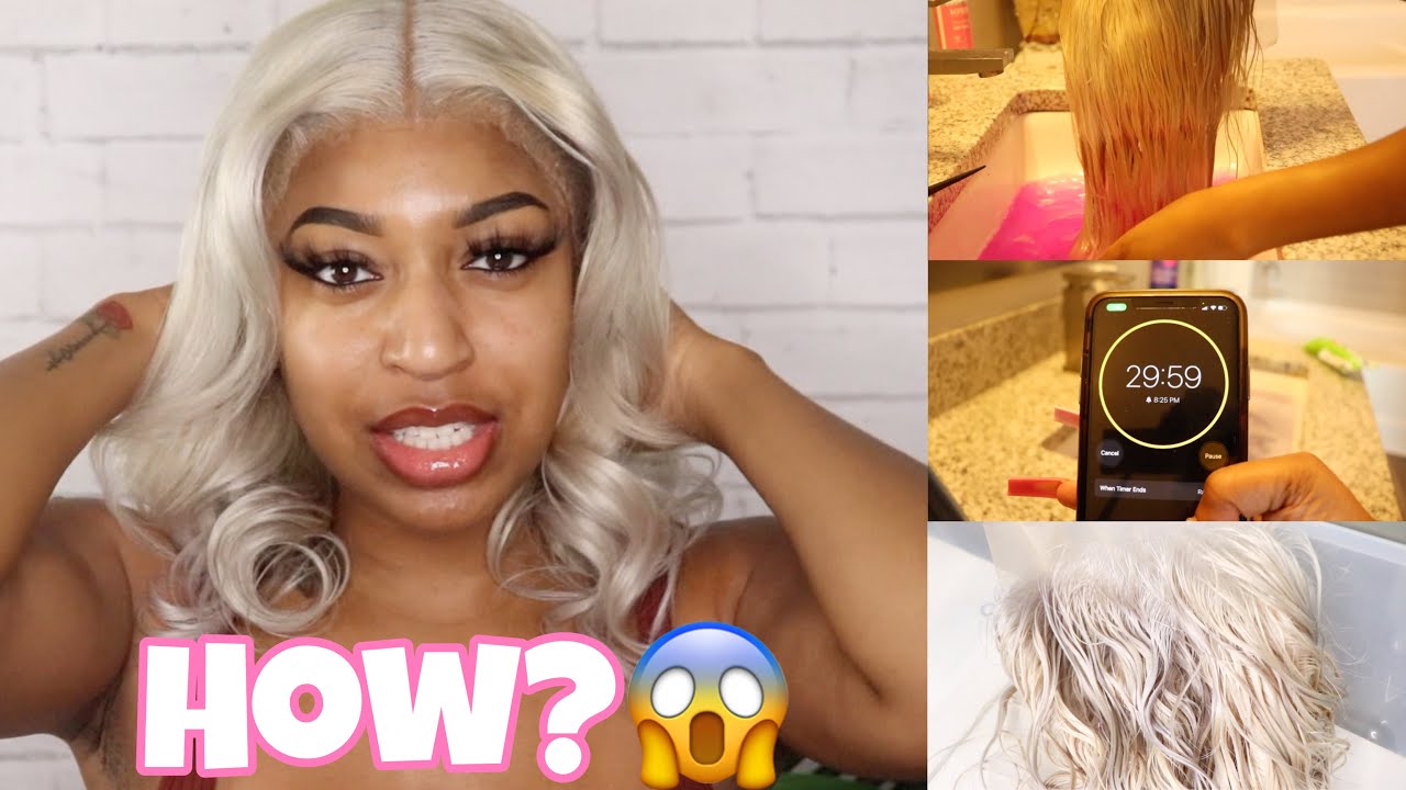 Using pink hair dye to tone my hair white? Ft world new hair