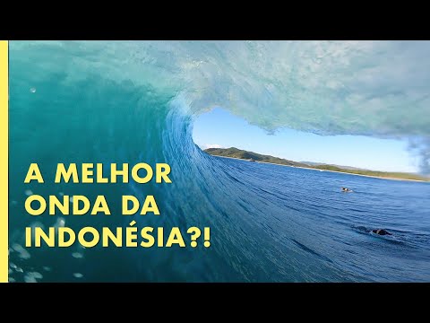 NUNCA PEGUEI TANTO TUBO NA INDONÉSIA - SCAR REEF ÉPICO (POV) // Busy Surfing...