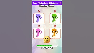 “Only 1% Can Pass This Space Memory Test! 🚀👽🪐 #Short #quizchallenge #colorquiz