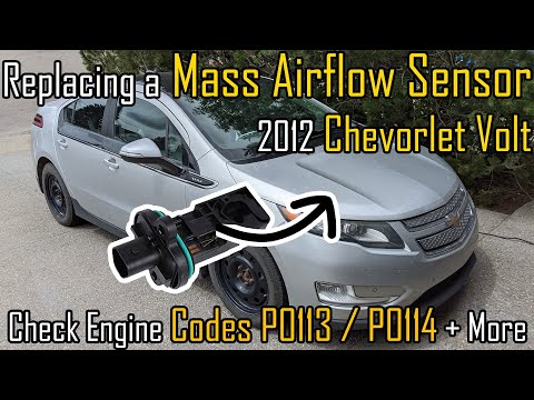 How to replace a MAF Airflow Sensor on a 2012 Chevrolet Volt - Error codes P0113 / P0114