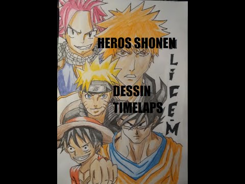 Heros Shonen Dessin En Couleur Timelaps Youtube