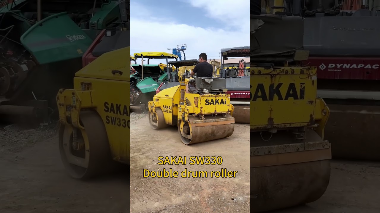 SAKAI SW330 double drum rollerContact us anytime if you have any needs.