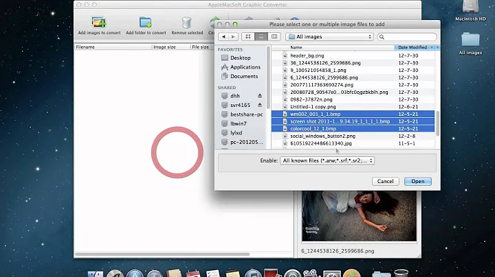 Mac Picture Converter, Batch convert multiple pictures