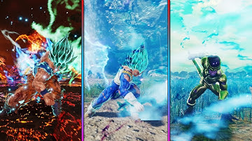 Team Awakening Combo FINISH! Goku, Vegeta & Frieza! - JUMP FORCE Open Beta