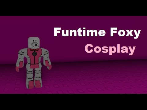 Funtime Foxy Roblox Cosplay Youtube - foxy roblox t shirt