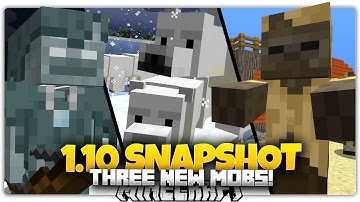 New Mobs in Minecraft 1.10 FrostBurn | Husk, Stray, Polar Bear (1.10 Update)