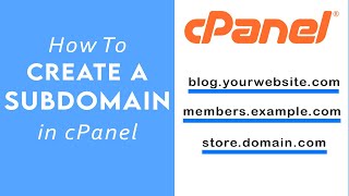 how to create a subdomain in cpanel and install wordpress