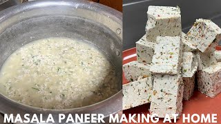 Masala Paneer Making At Home | Perfect And Soft Paneer Recipe | How To Make Masala Paneer At Home