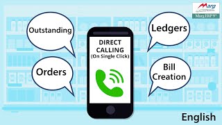 DIRECT CALL FROM COMPUTER for Orders & Payments by just Clicking on CALL ICON in Marg Erp [English] screenshot 5