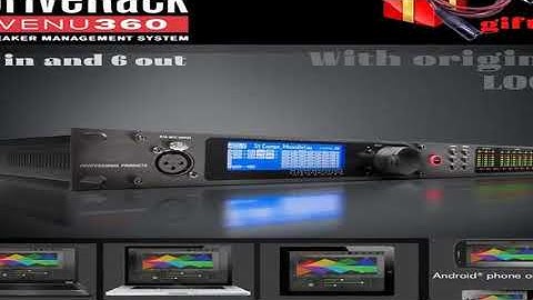 VENU360 3 Input 6 Output Stage Pro Audio Processor Original Software Audio Driver Rack Com