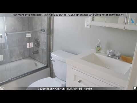 11219 ESSEX Avenue, Warren, MI home video tour