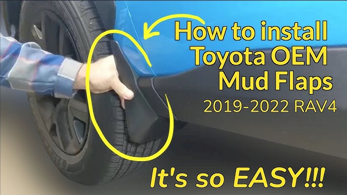 Toyota RAV4 (2019-2024): 12 Non-Slip Rubber Mats Set. Pads for Cup Holders,  Storage Space, Console. - YouTube