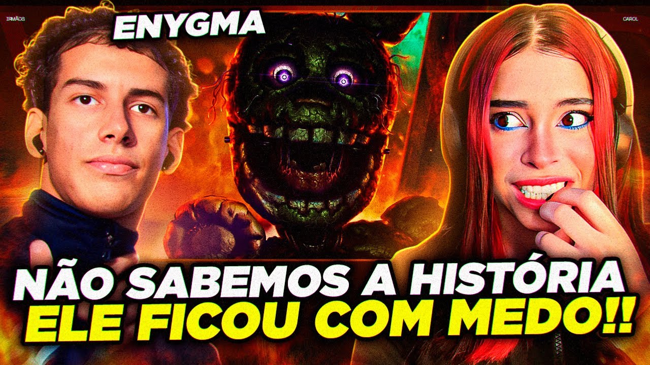 [REACT IRMÃOS] Sua Agonia | Springtrap/William Afton (Five Nights at Freddy's) | Enygma