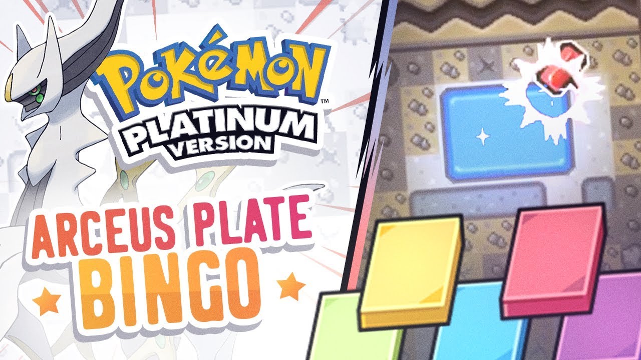 Arceus Plate Bingo Race vs Shenanagans | Pokemon Platinum
