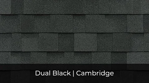 IKO Roof Shingle Colors – Dual Black | Architectural | Cambridge