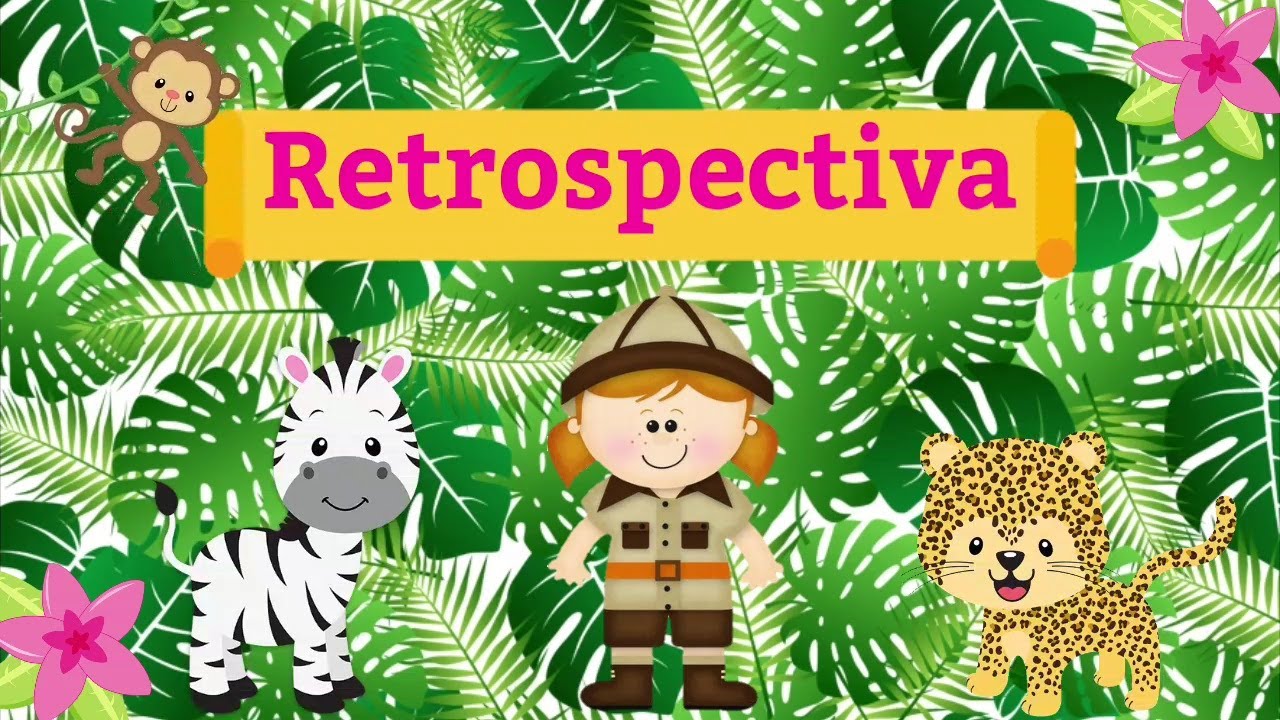 retrospectiva animada infantil safari