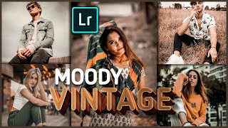 Moody Vintage Lightroom Preset / Lightroom Presets, Lightroom premium presets, Free Presets