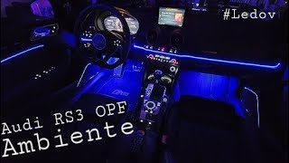 Audi RS3 2019 OPF Ambientebeleuchtung nachrüsten RGB - YouTube