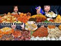 Street Food Compilation 🔥 Spicy Noodles & Momos Mukbang | Indian Street Food 😍