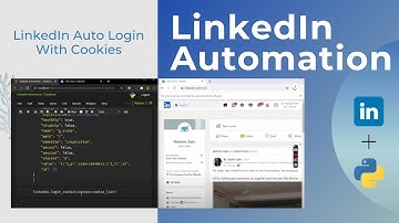 LinkedIn Auto Login With Cookies | LinkedIn Automation - Python,DataKund