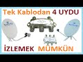 Uydu Kablosu Dağıtıcı (Diseqc Switch) Nedir-Uydu Splitter Nasıl Bağlanır