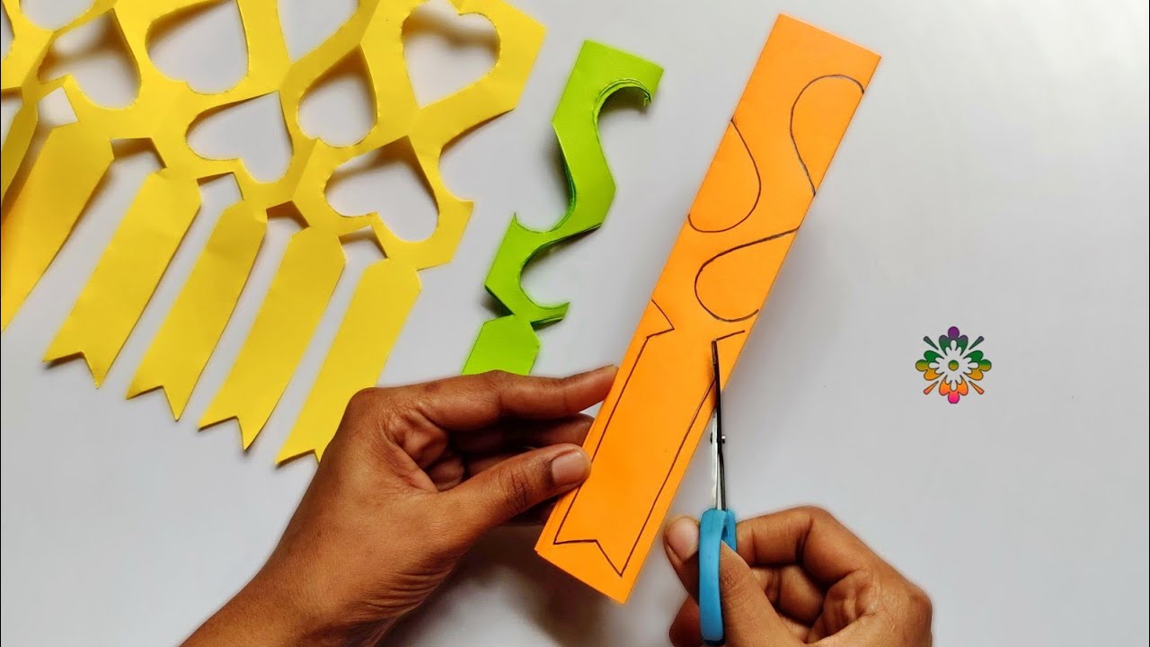 Paper Cutting Decoration Ideas For Ganesh chathurthi, festivals, & Parties