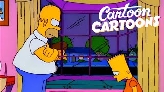 Is Bart Was Not Watching The Itchy And Scratchy Movie Ever???