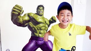 Yejun Play Superhero with Toys about Sticker for Children