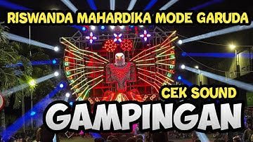 GAMPINGAN CARNIVAL SOUND CHECK, RISWANDA MAHARDIKA PRO ONTRAN LIGHTING MODE GARUDA
