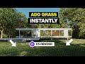 Add Grass Instantly To ANY D5 Render Project 😲 - Raytracing Renderer #Shorts