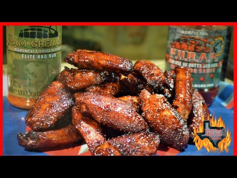 Crispy Grilled Wings On Weber | Smoked Wing Recipe | Barbecue Hot Wings