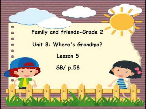 Bài giảng Tiếng Anh - Lớp 2 - Tuần 22 - Bài 5(Grade 2 Unit 8 Lesson 5)