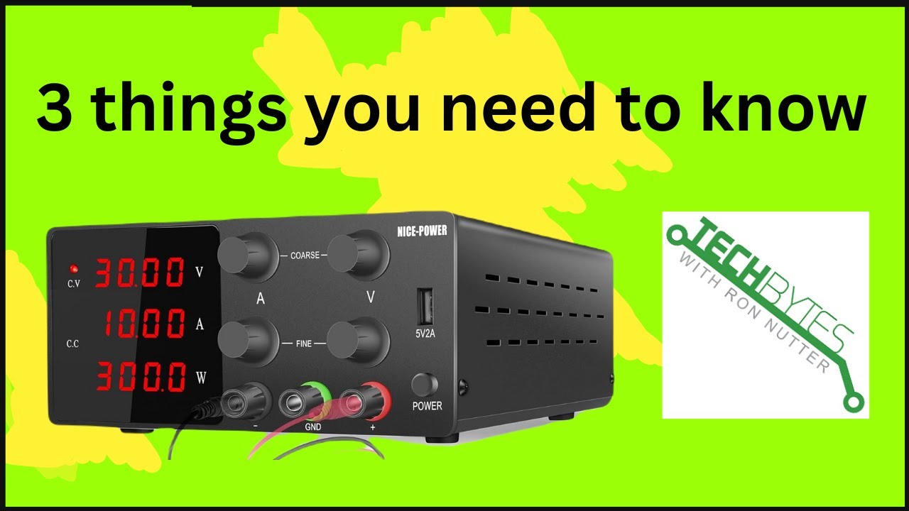 3 Things you need to know about the NICE-POWER DC Power Supply Variable 30V 10A