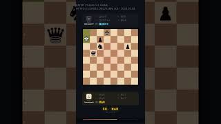 Tiruvannamalai vs Vlad_Lazarev79 | Italian Game: Classical Variation, Giuoco Pianissimo ⚫ #Shorts