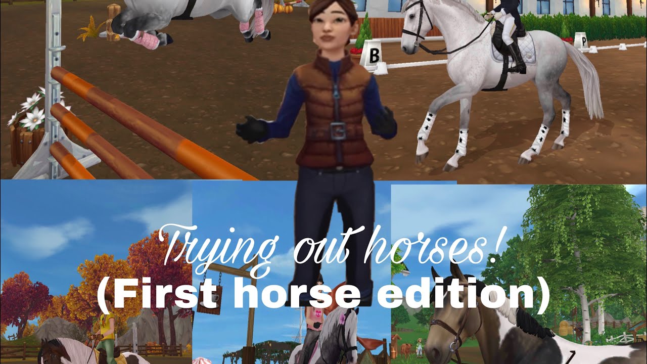 Trying out horses!! (First horse) | realistic sso rrp! | #horse #sso #rrp #ssorrp #tryingouthorses 