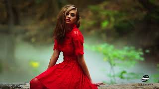 Video image of the model in the forest. Fashion video. «GIPNOZ»