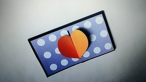 HEART lock accordion card tutorial