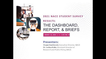 2021 NACE Student Survey Results: The Dashboard, Report, & Briefs