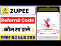 zupee me refer code kaha dale | zupee me refer code kaise dale | zupee me referal code ka option