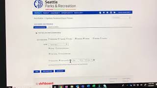 Shiftboard Video Availability Settings