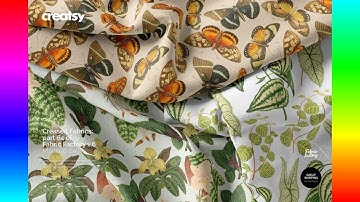 Mock-up Template: Creased Fabrics Mockup 64/FF v.6