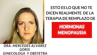 Esto es lo que no te dicen realmente de la terapia remplazo de hormonas   en menopausia