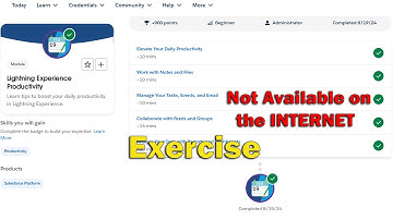 Lightning Experience Productivity - Exercise Challenge