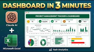 How to Create a Project Management Dashboard in Excel using Claude AI