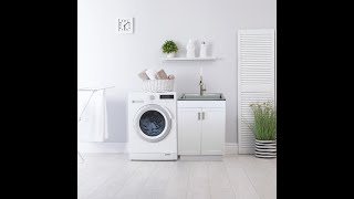 Transolid TCB-2420-WC Laundry Cabinet with Pull Out Basket
