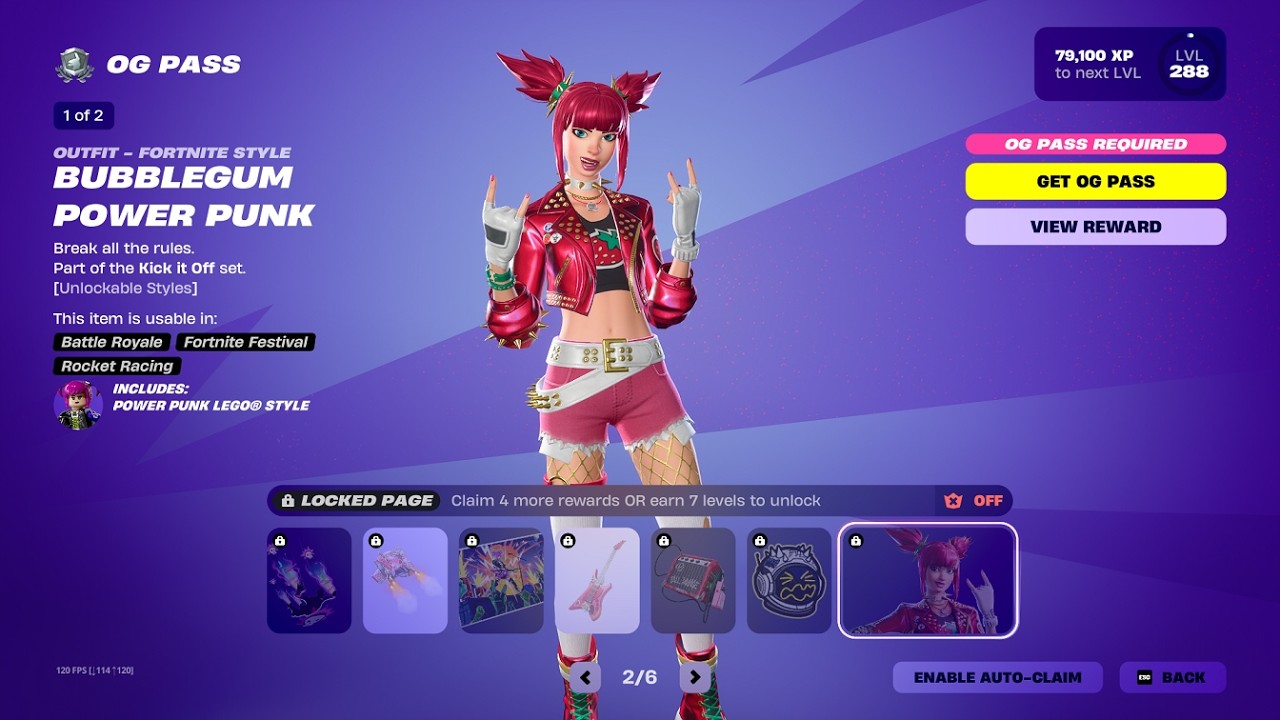New Fortnite OG Pass March 2025 | Full Showcase Skins Emotes (Season 1 Chapter 3 Battle Pass)